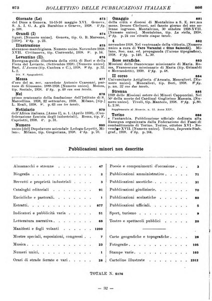 Bollettino delle pubblicazioni italiane ricevute per diritto di stampa