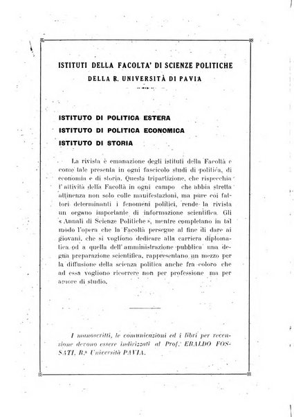 Annali di scienze politiche