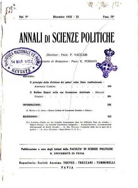 Annali di scienze politiche