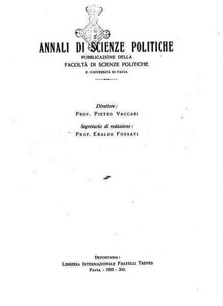 Annali di scienze politiche