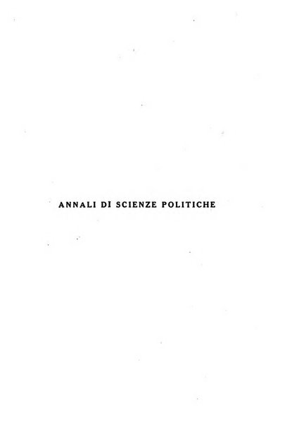 Annali di scienze politiche