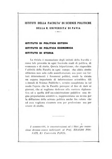 Annali di scienze politiche