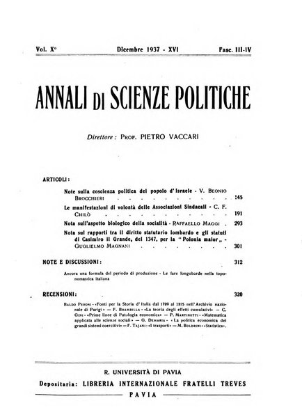 Annali di scienze politiche