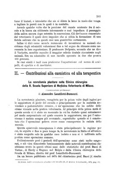 La clinica veterinaria rivista di medicina e chirurgia pratica degli animali domestici