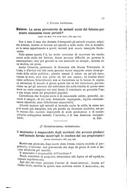 La clinica veterinaria rivista di medicina e chirurgia pratica degli animali domestici