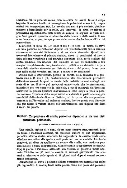 La clinica veterinaria rivista di medicina e chirurgia pratica degli animali domestici