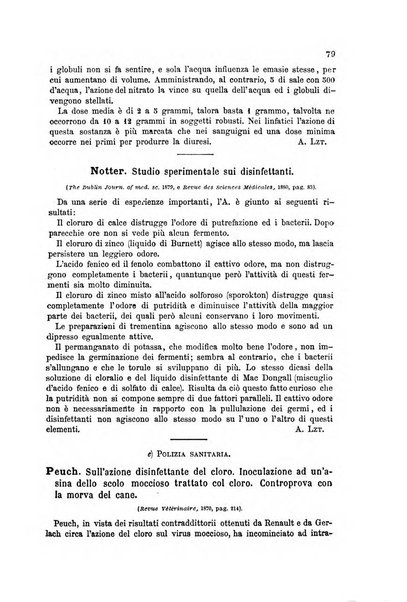 La clinica veterinaria rivista di medicina e chirurgia pratica degli animali domestici