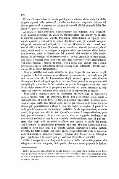 La clinica veterinaria rivista di medicina e chirurgia pratica degli animali domestici