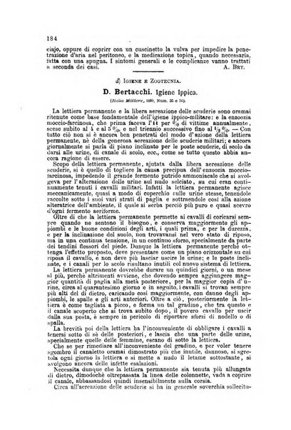 La clinica veterinaria rivista di medicina e chirurgia pratica degli animali domestici