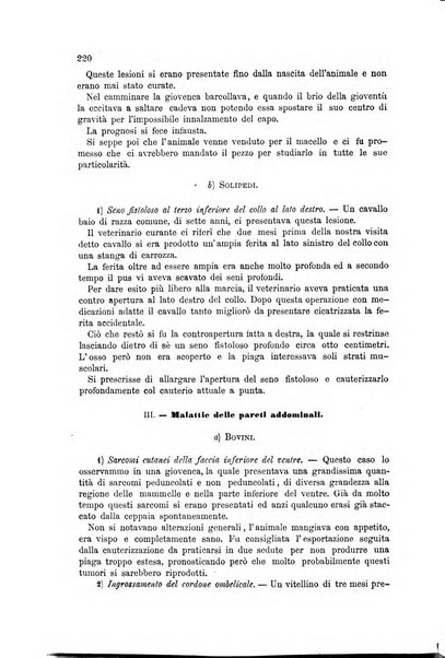 La clinica veterinaria rivista di medicina e chirurgia pratica degli animali domestici