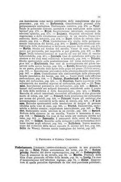 La clinica veterinaria rivista di medicina e chirurgia pratica degli animali domestici