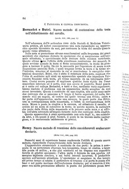 La clinica veterinaria rivista di medicina e chirurgia pratica degli animali domestici