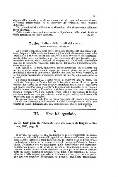 La clinica veterinaria rivista di medicina e chirurgia pratica degli animali domestici