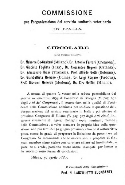 La clinica veterinaria rivista di medicina e chirurgia pratica degli animali domestici