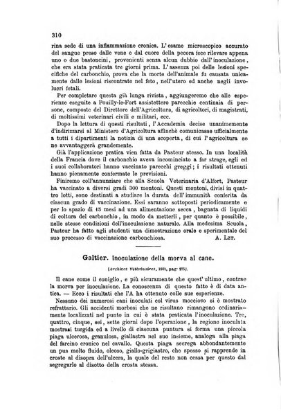 La clinica veterinaria rivista di medicina e chirurgia pratica degli animali domestici