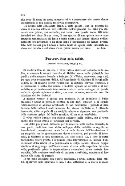 La clinica veterinaria rivista di medicina e chirurgia pratica degli animali domestici