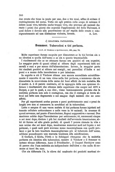 La clinica veterinaria rivista di medicina e chirurgia pratica degli animali domestici