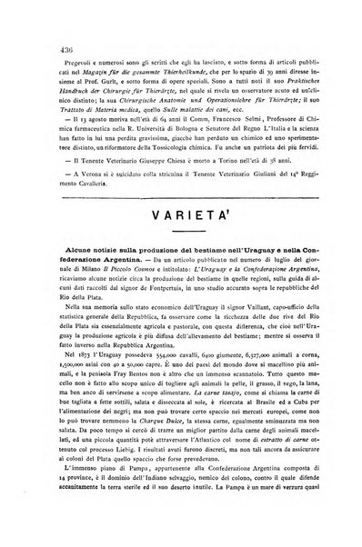 La clinica veterinaria rivista di medicina e chirurgia pratica degli animali domestici