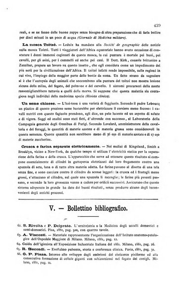 La clinica veterinaria rivista di medicina e chirurgia pratica degli animali domestici