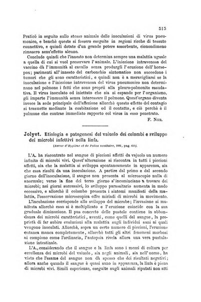 La clinica veterinaria rivista di medicina e chirurgia pratica degli animali domestici