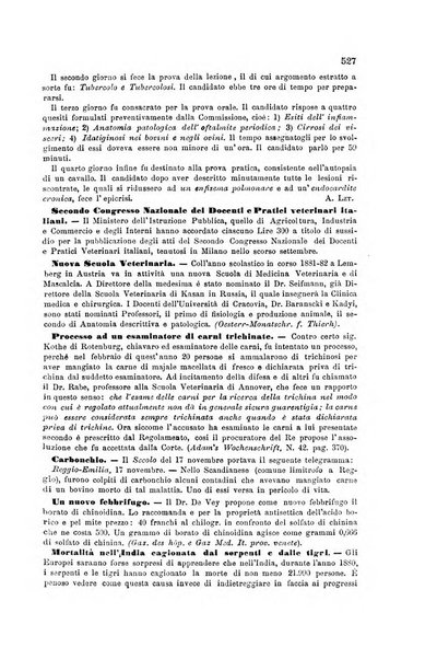 La clinica veterinaria rivista di medicina e chirurgia pratica degli animali domestici