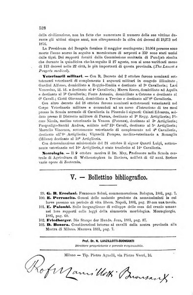 La clinica veterinaria rivista di medicina e chirurgia pratica degli animali domestici