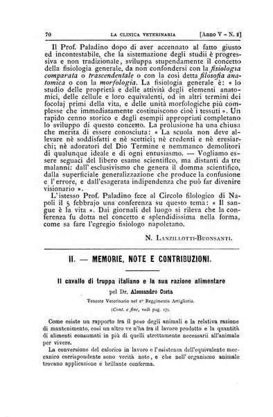 La clinica veterinaria rivista di medicina e chirurgia pratica degli animali domestici