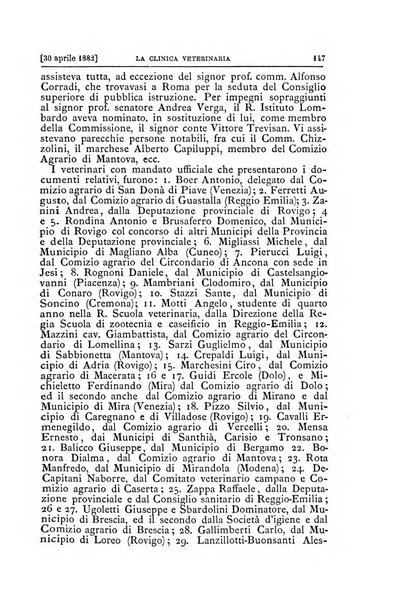 La clinica veterinaria rivista di medicina e chirurgia pratica degli animali domestici