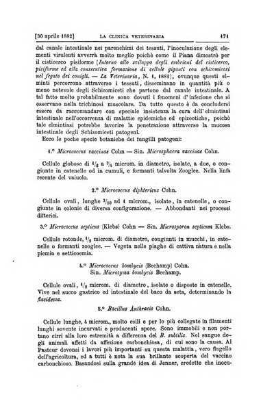 La clinica veterinaria rivista di medicina e chirurgia pratica degli animali domestici