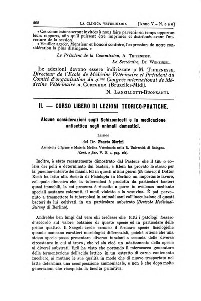 La clinica veterinaria rivista di medicina e chirurgia pratica degli animali domestici