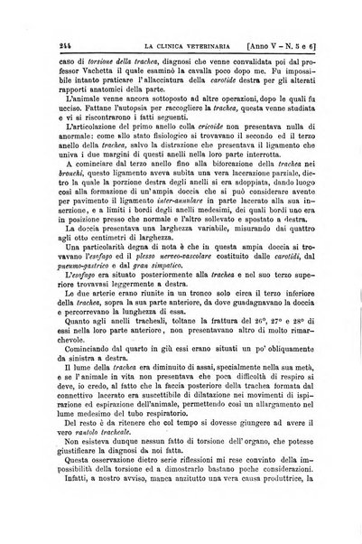 La clinica veterinaria rivista di medicina e chirurgia pratica degli animali domestici