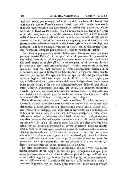 La clinica veterinaria rivista di medicina e chirurgia pratica degli animali domestici