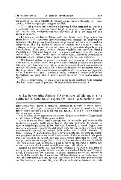 La clinica veterinaria rivista di medicina e chirurgia pratica degli animali domestici