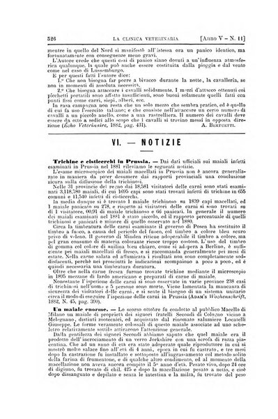 La clinica veterinaria rivista di medicina e chirurgia pratica degli animali domestici