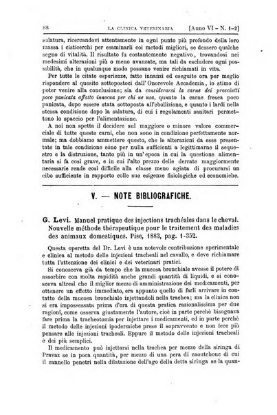 La clinica veterinaria rivista di medicina e chirurgia pratica degli animali domestici