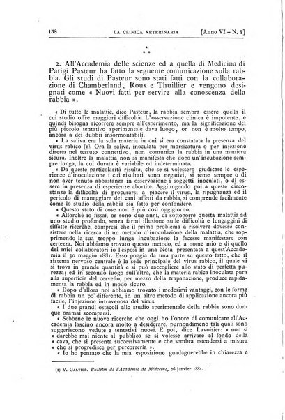 La clinica veterinaria rivista di medicina e chirurgia pratica degli animali domestici