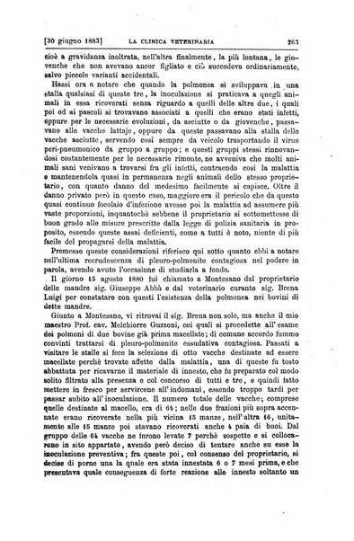 La clinica veterinaria rivista di medicina e chirurgia pratica degli animali domestici