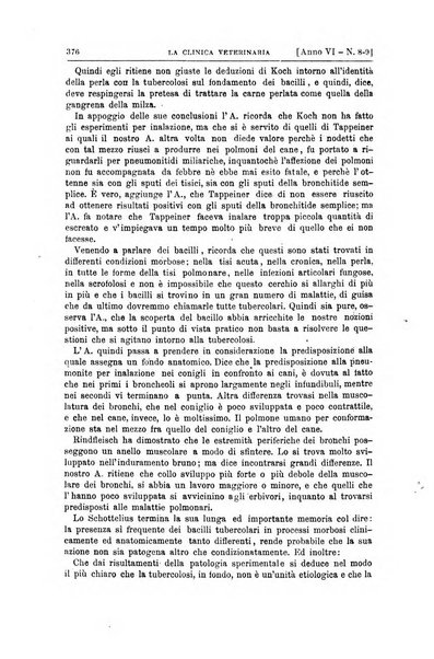 La clinica veterinaria rivista di medicina e chirurgia pratica degli animali domestici