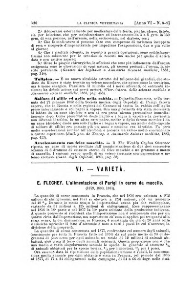 La clinica veterinaria rivista di medicina e chirurgia pratica degli animali domestici