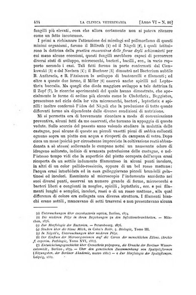 La clinica veterinaria rivista di medicina e chirurgia pratica degli animali domestici