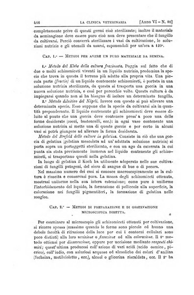 La clinica veterinaria rivista di medicina e chirurgia pratica degli animali domestici