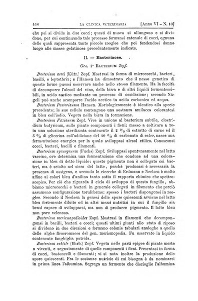 La clinica veterinaria rivista di medicina e chirurgia pratica degli animali domestici