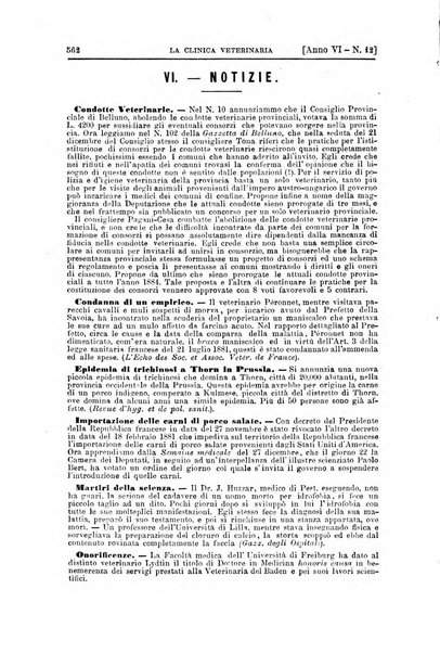 La clinica veterinaria rivista di medicina e chirurgia pratica degli animali domestici