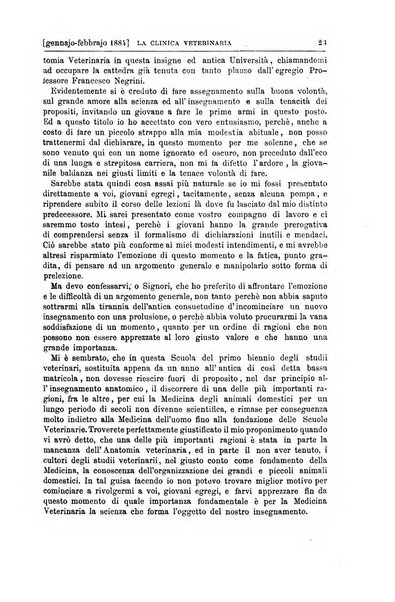 La clinica veterinaria rivista di medicina e chirurgia pratica degli animali domestici