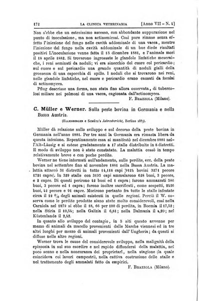 La clinica veterinaria rivista di medicina e chirurgia pratica degli animali domestici