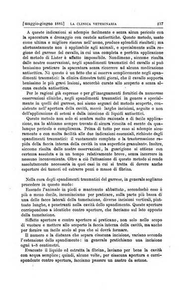 La clinica veterinaria rivista di medicina e chirurgia pratica degli animali domestici