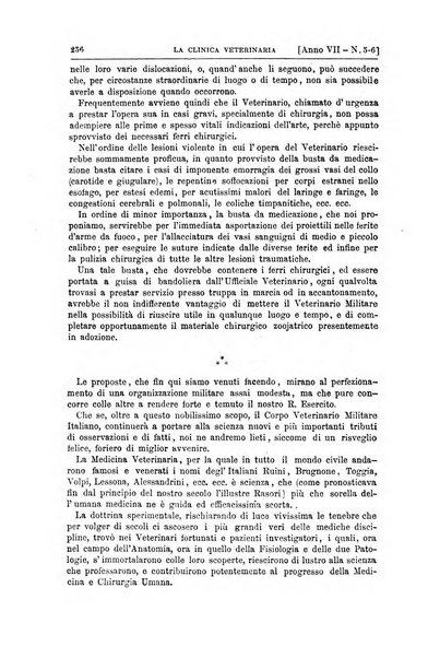 La clinica veterinaria rivista di medicina e chirurgia pratica degli animali domestici