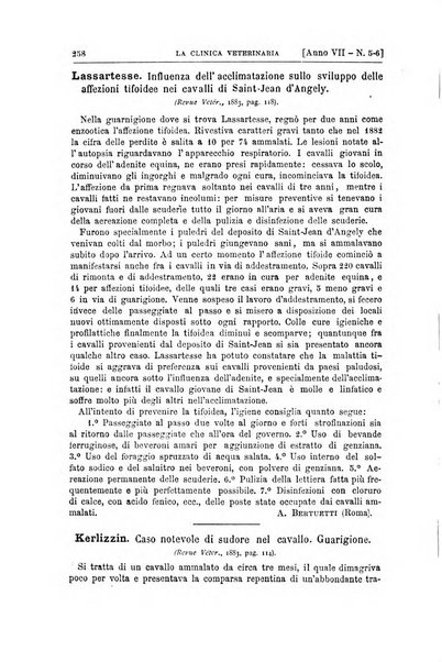 La clinica veterinaria rivista di medicina e chirurgia pratica degli animali domestici