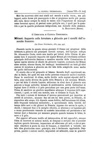 La clinica veterinaria rivista di medicina e chirurgia pratica degli animali domestici