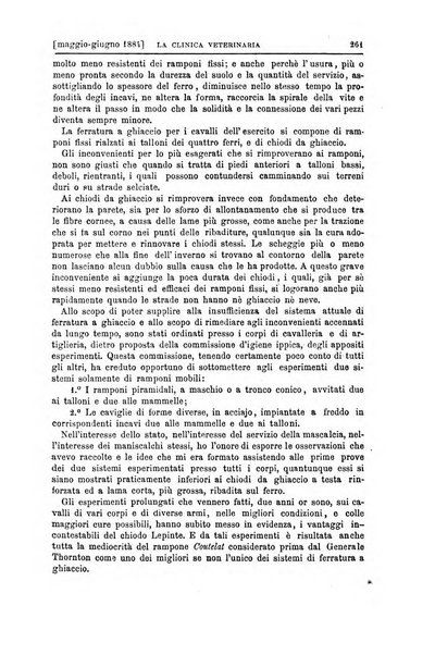 La clinica veterinaria rivista di medicina e chirurgia pratica degli animali domestici